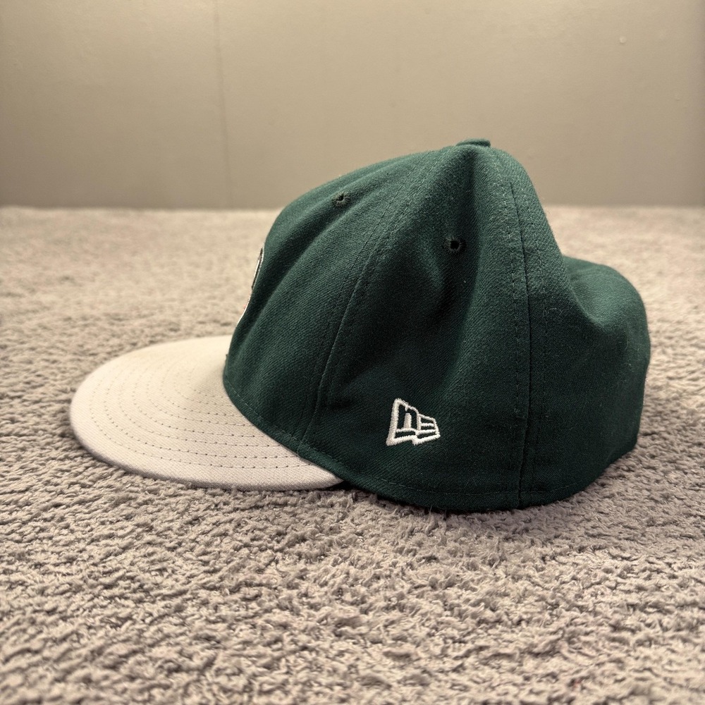 Fort Wayne TinCaps Hat Cap Fitted Mens 7 1/2 Green MILB Baseball 59FIFTY New Era - Picture 5 of 13